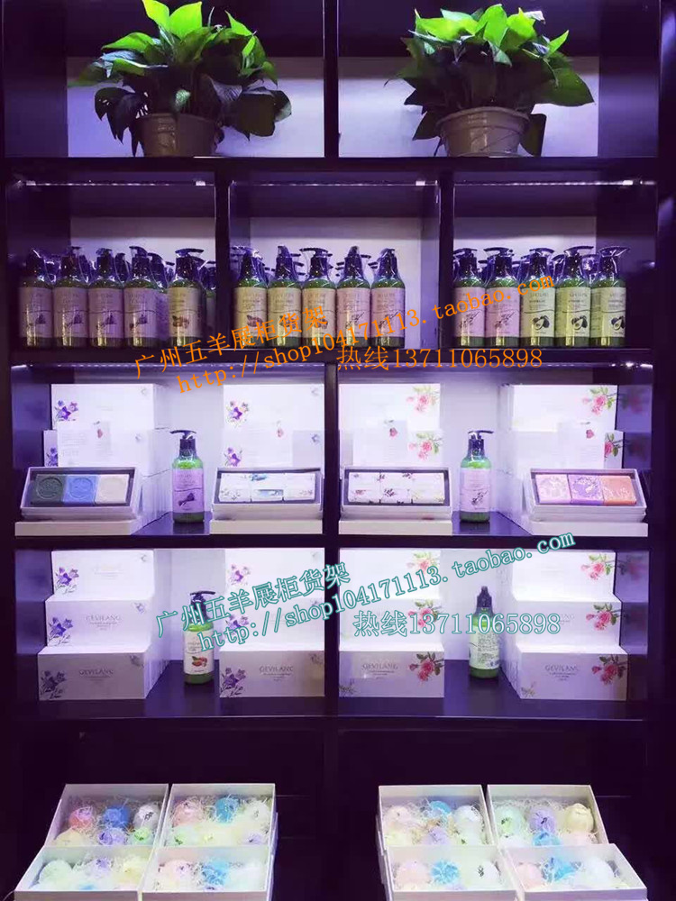 经典化妆品展示柜案例